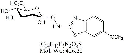 Riluzole N-Hydroxy O-β-D-Glucuronide